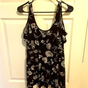 Black plus size bouse